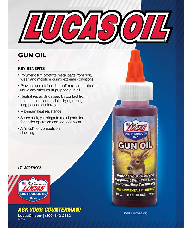 Lucas Oil Gun Oil Case 18 x 2oz - 10006