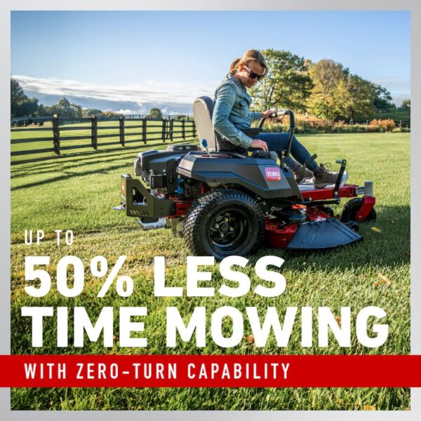 Toro - 50% Less Time Mowing